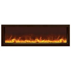 Amantii Panorama SLIM 40-Inch Built-in Indoor/Outdoor Electric Fireplace (BI-40-SLIM)