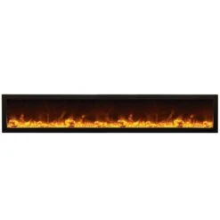 Amantii Panorama XS 60-Inch Built-in Indoor/Outdoor Smart Electric Fireplace (BI‐60‐XTRASLIM)