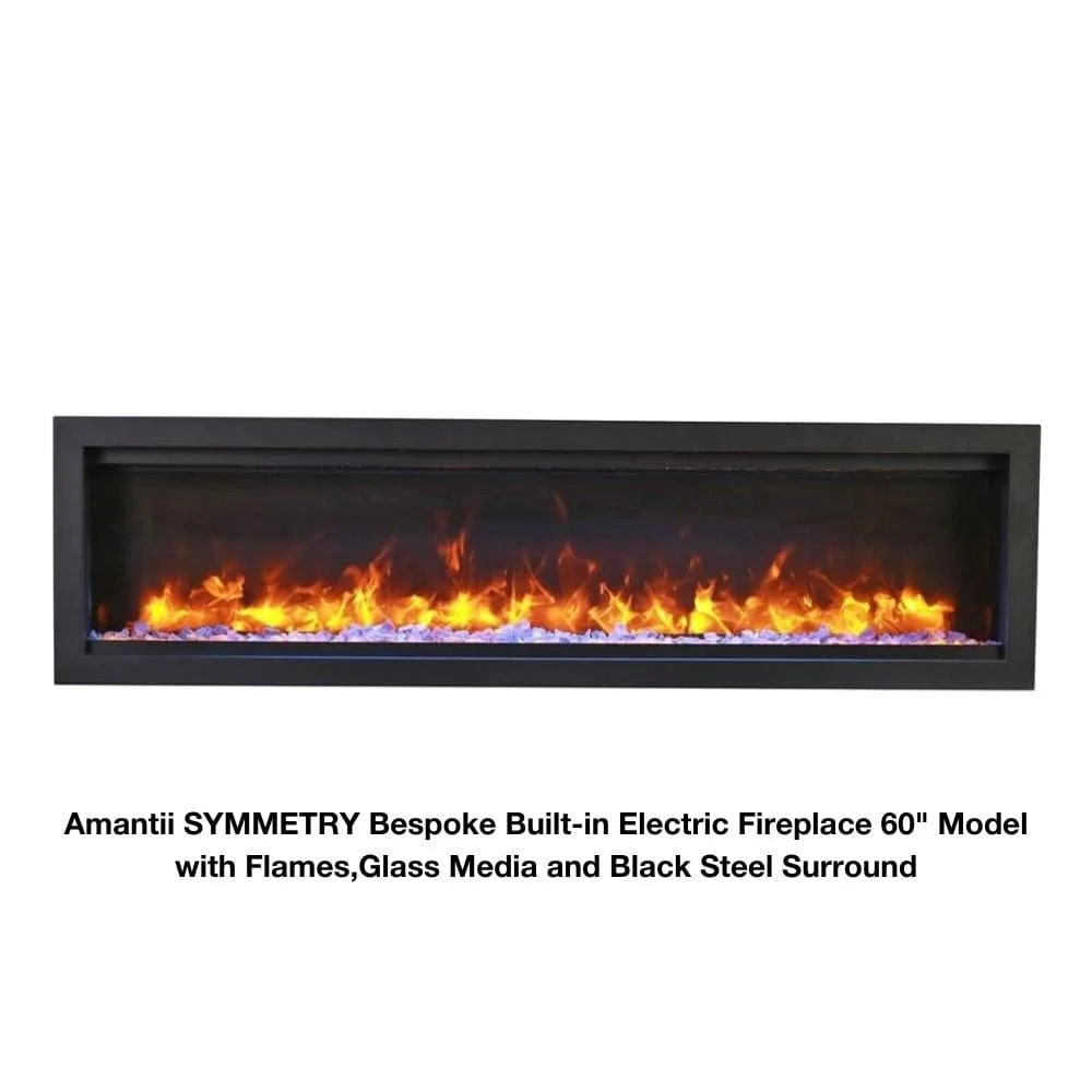Amantii SYMMETRY Bespoke Built-In/Wall Mounted Electric Fireplace With WiFi And Sound 10 Amantii SYMMETRY Bespoke Built-In/Wall Mounted Electric Fireplace With WiFi And Sound - Image 10