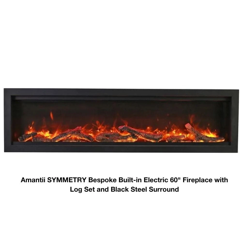 Amantii SYMMETRY Bespoke Built-In/Wall Mounted Electric Fireplace With WiFi And Sound 14 Amantii SYMMETRY Bespoke Built-In/Wall Mounted Electric Fireplace With WiFi And Sound - Image 14