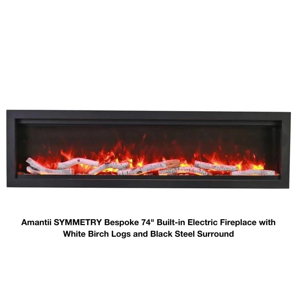 Amantii SYMMETRY Bespoke Built-In/Wall Mounted Electric Fireplace With WiFi And Sound 15 Amantii SYMMETRY Bespoke Built-In/Wall Mounted Electric Fireplace With WiFi And Sound - Image 15