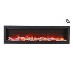 Amantii SYMMETRY Bespoke Built-In/Wall Mounted Electric Fireplace With WiFi And Sound