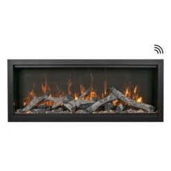 Amantii SYMMETRY Bespoke Extra Tall Built-In Electric Fireplace With WiFi And Sound