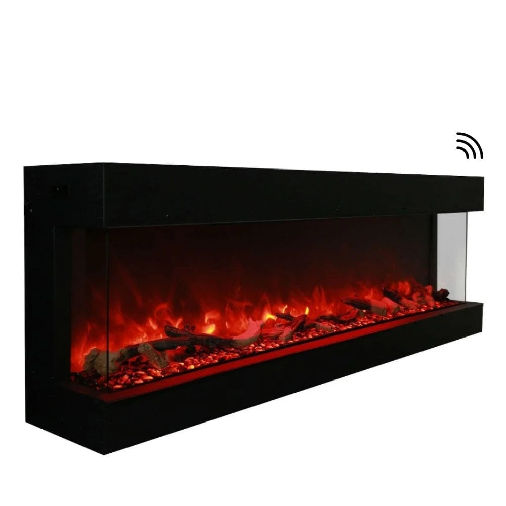 Amantii TRU-VIEW 72-Inch Indoor/Outdoor 3-Sided Smart Electric Fireplace (72-TRU-VIEW-XL) 1 Amantii TRU-VIEW 72-Inch Indoor/Outdoor 3-Sided Smart Electric Fireplace (72-TRU-VIEW-XL)