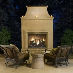 American Fyre Designs Cordova 76-Inch Recessed Hearth Outdoor Gas Fireplace -Top Tier Shop american fyre designs american fyre designs cordova 76 recessed hearth outdoor gas fireplace 14596397629534