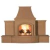 American Fyre Designs Grand Phoenix 113-Inch Recessed Hearth Outdoor Gas Fireplace