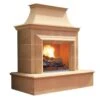 American Fyre Designs Reduced Cordova 76-Inch Freestanding Outdoor Gas Fireplace