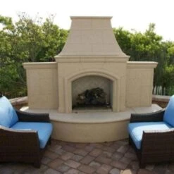 American Fyre Designs Grand Phoenix 113-Inch Recessed Hearth Outdoor Gas Fireplace -Top Tier Shop american fyre designs grand phoenix 113 inch recessed hearth outdoor gas fireplace 28867702161502