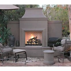 American Fyre Designs Grand Phoenix 113-Inch Recessed Hearth Outdoor Gas Fireplace -Top Tier Shop american fyre designs grand phoenix 113 inch recessed hearth outdoor gas fireplace 28867702194270