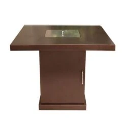 AZ Patio Heaters Hammered Bronze 30-Inch Square LP Fire Pit Table (GSF-PR-PC) -Top Tier Shop az patio heaters az patio heaters hammered bronze 30 square gas fire pit table gsf pr pc 28393198256222