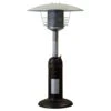 AZ Patio Heaters Hiland Round Hammered Bronze Tabletop Propane Patio Heater (HLDS032-CG)