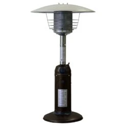 AZ Patio Heaters Hiland Round Hammered Bronze Tabletop Propane Patio Heater (HLDS032-CG)