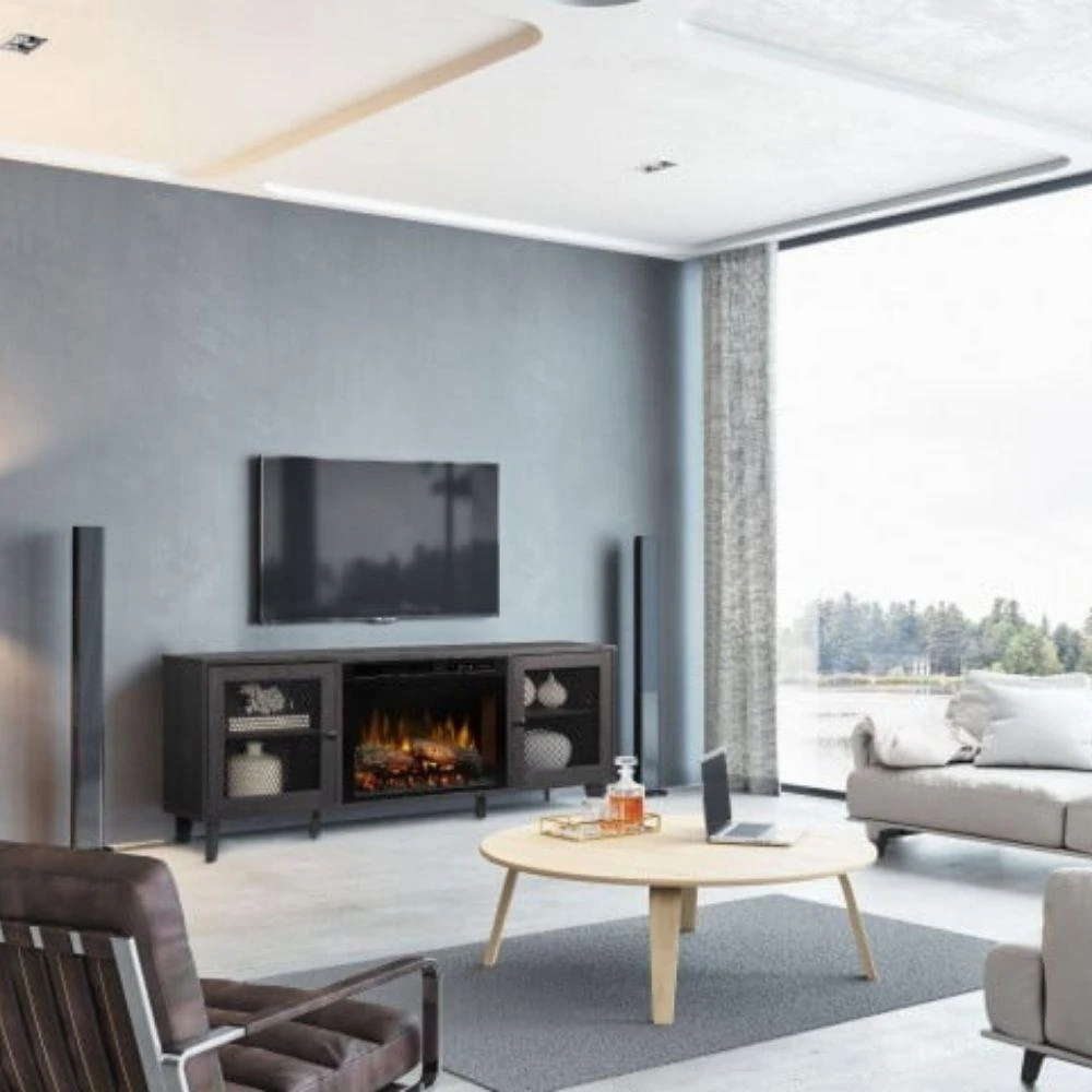 Dimplex Dean Media Console With Electric Fireplace For 75-Inch TV (GDS26L8-1909WI) 2 Dimplex Dean Media Console With Electric Fireplace For 75-Inch TV (GDS26L8-1909WI) - Image 2