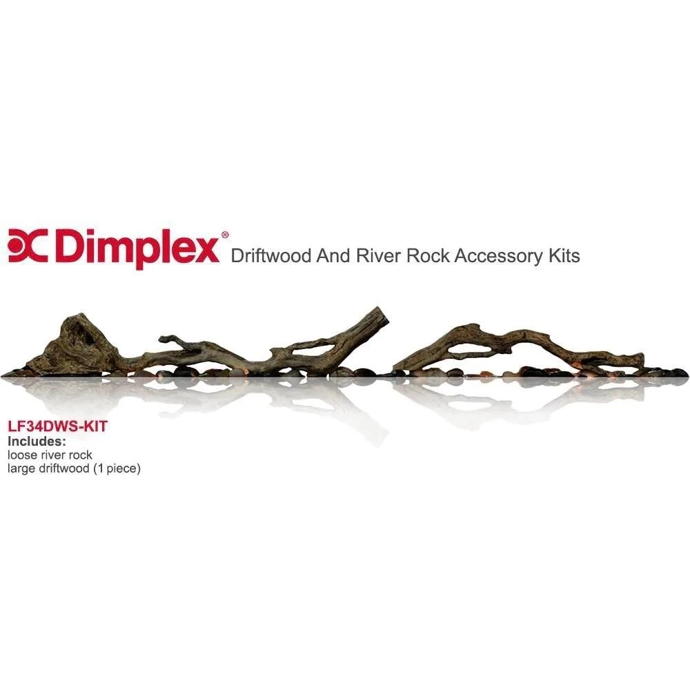 Dimplex Driftwood And River Rock Accessory Kit For Dimplex Linear Fireplaces 16 Dimplex Driftwood And River Rock Accessory Kit For Dimplex Linear Fireplaces - Image 16