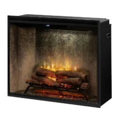 Dimplex Revillusion 36-Inch Portrait Built-in Electric Firebox -Top Tier Shop dimplex dimplex revillusion 36 portrait built in electric firebox weathered concrete 28334516699230