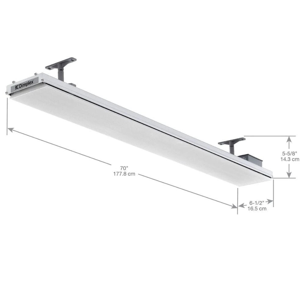 Dimplex DLW Series 70-Inch 3200W 240V Long Wave Infrared Electric Heater 8 Dimplex DLW Series 70-Inch 3200W 240V Long Wave Infrared Electric Heater - Image 8