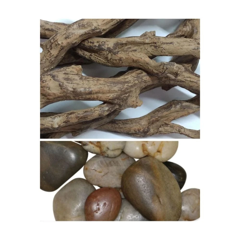 Dimplex Driftwood And River Rock Media Kit For XHD Fireplaces 1 Dimplex Driftwood And River Rock Media Kit For XHD Fireplaces