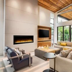 Dimplex Multi-Fire SL Series Built-In Smart Electric Fireplace -Top Tier Shop dimplex multi fire sl series flush mounted smart electric fireplace 29678258618462