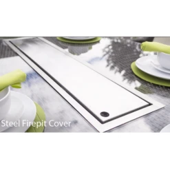 Direct Wicker Regal 7-Piece Outdoor Dining Set With LP Fire Pit Table (PAG-1106-R) -Top Tier Shop direct wicker rectangular 6 seat fire pit dining table with eton chair pag 1106 r 8844053028350 28885022572638