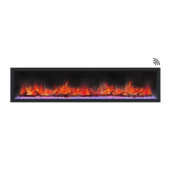 Dynasty Cascade 42-Inch To 82-Inch Built-in Linear Smart Electric Fireplace -Top Tier Shop dynasty cascade 42 inch to 82 inch built in linear smart electric fireplace 29855477104734