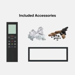 Dynasty Cascade 42-Inch To 82-Inch Built-in Linear Smart Electric Fireplace -Top Tier Shop dynasty dynasty cascade built in linear smart electric fireplace 42 82 wide 14400357072990