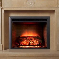 Dynasty Presto 8-Inch Deep Electric Fireplace Insert For Existing Fireplace Or New Build -Top Tier Shop dynasty dynasty forte 8 deep electric fireplace insert for existing fireplace or new build 28353088913502
