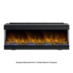 Dynasty Melody 3-Sided Smart Electric Fireplace -Top Tier Shop dynasty melody 64 inch 3 sided smart electric fireplace dy bts60 29767812382814