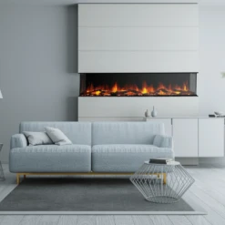 Dynasty Melody 3-Sided Smart Electric Fireplace -Top Tier Shop dynasty melody 64 inch 3 sided smart electric fireplace dy bts60 dy bts60 29666941206622
