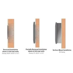 Empire Boulevard 30-Inch Slim Line Wall Mounted/Recessed Vent-Free Gas Fireplace 11 Empire Boulevard 30-Inch Slim Line Wall Mounted/Recessed Vent-Free Gas Fireplace -Top Tier Shop empire boulevard 30 slim line wall mounted recessed vent free gas fireplace 28560308830302