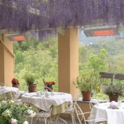 Heatscope Spot 35-Inch Dual Element 2800W 240V Infrared Electric Heater -Top Tier Shop heatscope heatscope spot 35 dual element 2800w 240v infrared electric heater 14405612961886