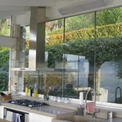 Heatscope Vision 65-Inch Dual Element 3200W 240V Infrared Electric Heater -Top Tier Shop heatscope heatscope vision 65 dual element 3200w 240v infrared electric heater 14403424157790