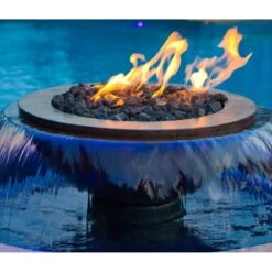 HPC Evolution 360 52-Inch Copper Gas Fire And Water Bowl -Top Tier Shop hpc evolution 360 52 inch copper gas fire and water bowl 30359661412446