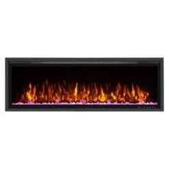 Huntington Fireplaces Sparkling Series Built-In/Wall Mounted Electric Fireplace -Top Tier Shop huntington fireplaces sparkling series built in wall mounted electric fireplace 29575252050014