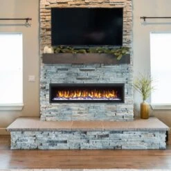 Huntington Fireplaces Sparkling Series Built-In/Wall Mounted Electric Fireplace -Top Tier Shop huntington fireplaces sparkling series built in wall mounted electric fireplace 29575252115550
