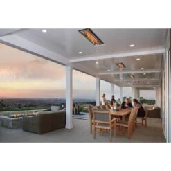 Infratech WD Series 39-Inch Dual Element 4000W Flush Mounted Infrared Electric Heater -Top Tier Shop infratech infratech wd series 39 dual element 4000w flush mounted infrared electric heater 13315501326430