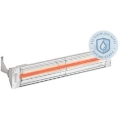 Infratech W Series 61-Inch Single Element 3000W Flush Mounted Marine Grade Electric Heater -Top Tier Shop infratech w series 61 inch single element 3000w flush mounted marine grade electric heater 29758330536030