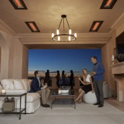 Infratech WD Series 61-Inch Dual Element 6000W Flush Mounted Marine Grade Electric Heater -Top Tier Shop infratech wd series 61 inch dual element 6000w flush mounted marine grade electric heater 29754131644510