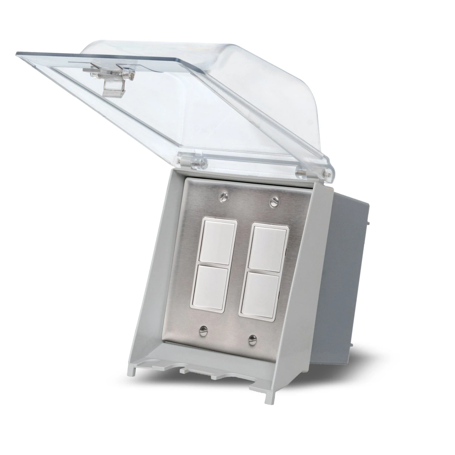 Innova Weatherproof Surface Mount Dual/Single Duplex Switch And Gang Box 2 Innova Weatherproof Surface Mount Dual/Single Duplex Switch And Gang Box - Image 2