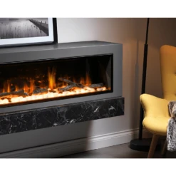 Litedeer Homes Latitude Built-in Smart Electric Fireplace With 1-Inch Trim - Real Flame Effect -Top Tier Shop litedeer homes latitude built in smart electric fireplace with 1 inch trim 4 sizes 28853108441182