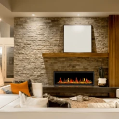 Litedeer Homes Latitude Built-in Smart Electric Fireplace With 1-Inch Trim - Real Flame Effect -Top Tier Shop litedeer homes latitude built in smart electric fireplace with 1 inch trim 4 sizes 28853108572254