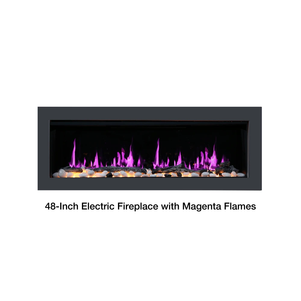 Litedeer Homes Latitude II Built-in Smart Electric Fireplace With 3-Inch Trim - Realistic Flame 20 Litedeer Homes Latitude II Built-in Smart Electric Fireplace With 3-Inch Trim - Realistic Flame - Image 20