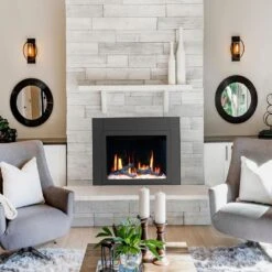 Litedeer Homes LiteStar Smart Built-In Electric Fireplace Insert With Real Flame Effect -Top Tier Shop litedeer homes litestar smart built in electric fireplace insert 29355707105374