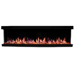 Litedeer Homes WarmCastle 3-Sided Smart Electric Fireplace - Real Flame Effect -Top Tier Shop litedeer homes warmcastle 3 sided electric fireplace pre order 29927419215966