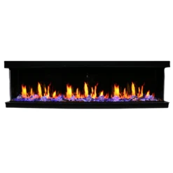 Litedeer Homes WarmCastle 3-Sided Smart Electric Fireplace - Real Flame Effect -Top Tier Shop litedeer homes warmcastle 3 sided smart electric fireplace pre order 29929562013790