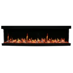 Litedeer Homes WarmCastle 3-Sided Smart Electric Fireplace - Real Flame Effect -Top Tier Shop litedeer homes warmcastle 3 sided smart electric fireplace pre order 29929562046558