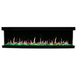 Litedeer Homes WarmCastle 3-Sided Smart Electric Fireplace - Real Flame Effect -Top Tier Shop litedeer homes warmcastle 3 sided smart electric fireplace pre order 29935035613278