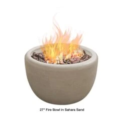 Modern Blaze 27-Inch Round Concrete Fire Bowl -Top Tier Shop modern blaze 27 inch round concrete fire bowl 29701276598366
