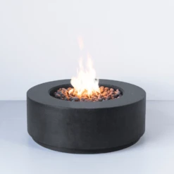 Modern Blaze Oblica Round Concrete Fire Pit Table 32 Modern Blaze Oblica Round Concrete Fire Pit Table -Top Tier Shop modern blaze oblica round fire pit 29190408962142