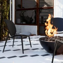 Modern Blaze Smooth Concrete Gas Fire Bowl - 27-Inch To 76-Inch Sizes -Top Tier Shop modern blaze smooth concrete gas fire bowl 27 inch to 76 inch sizes 29924574953566