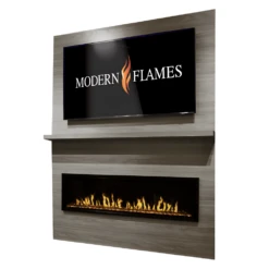 Modern Flames Allwood Fireplace Wall System For Orion Slim Electric Fireplace -Top Tier Shop modern flames allwood fireplace wall system for orion slim electric fireplace 29791224201310